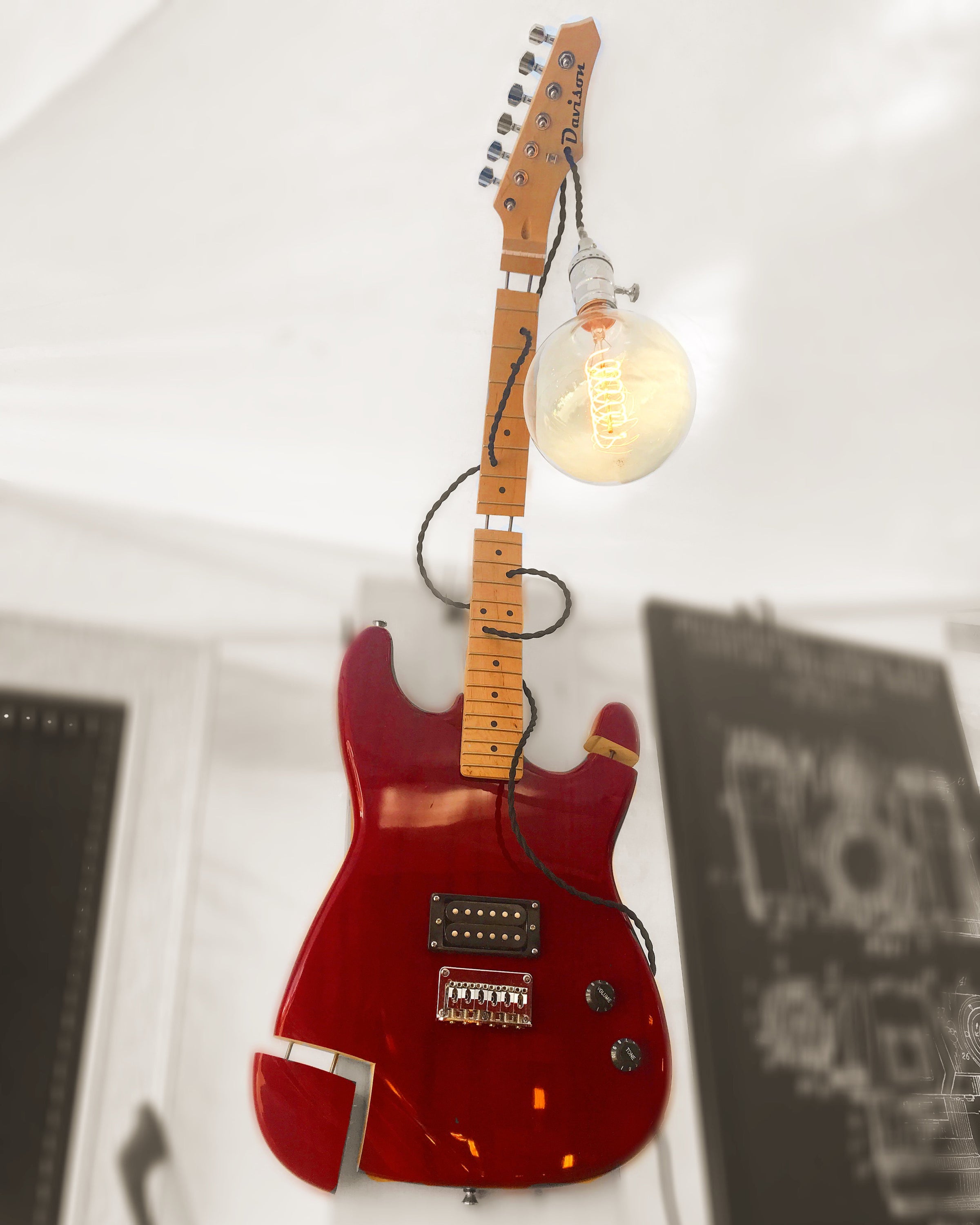 Guitar lamps for sale best sale